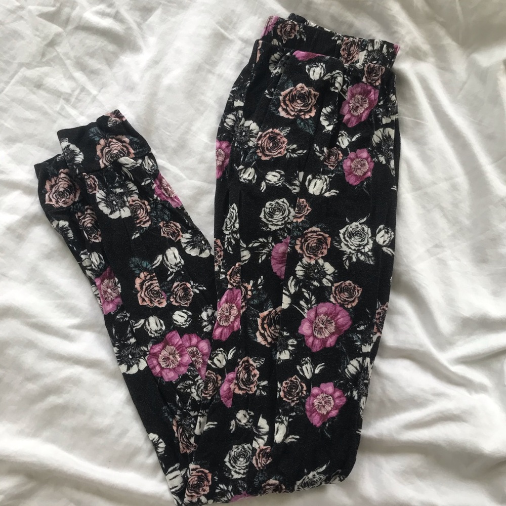 💜Flower Print Pants💜